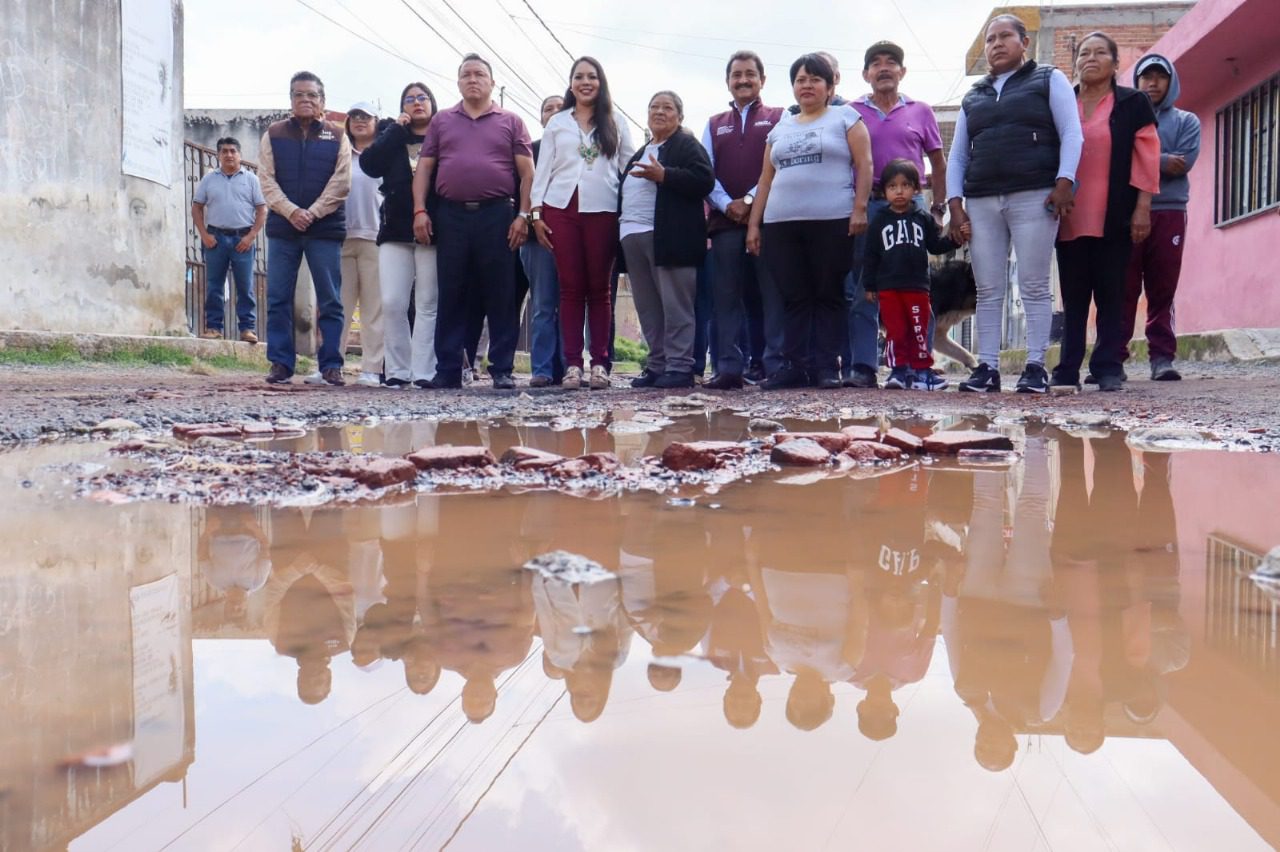 «No sólo pavimentamos calles, dignificamos la vida de las y los cholultecas»: Tonantzin Fernández
