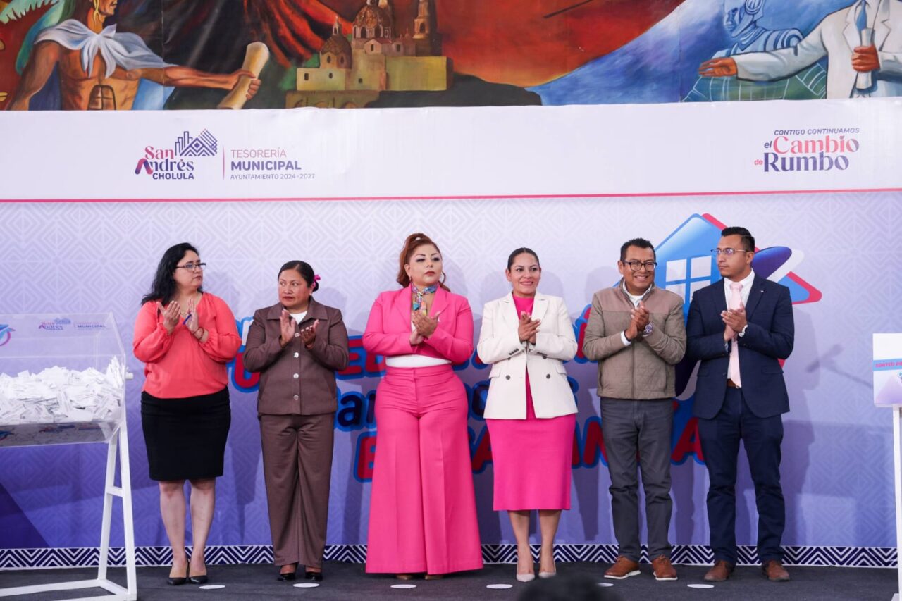 Reconoce Lupita Cuautle el compromiso ciudadano durante el Sorteo Predial 2025