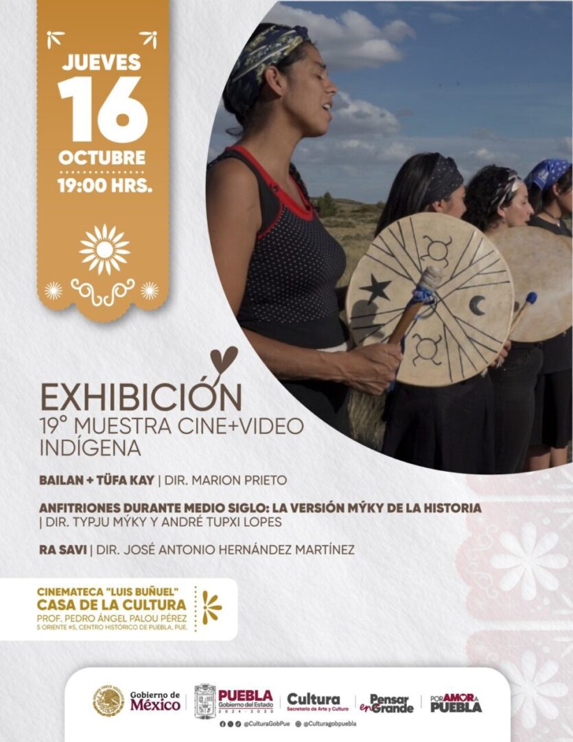 Puebla celebra diversidad con 19ª Muestra de Cine + Video Indígena