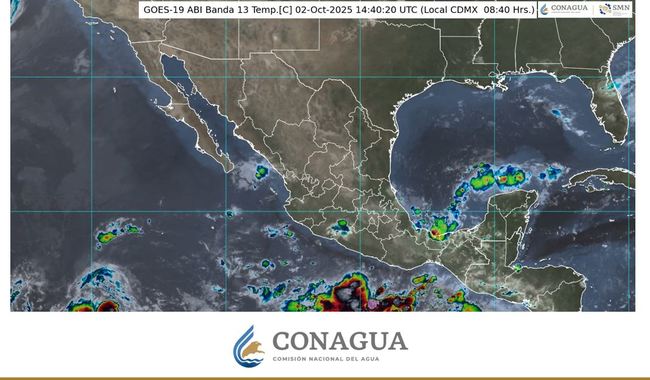 Puebla enfrenta lluvias fuertes y bajas temperaturas este jueves 2 de octubre