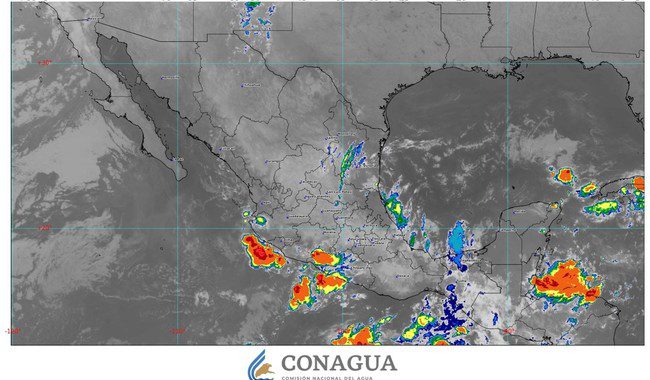 Continuarán las lluvias este miércoles 15 de octubre en estados de la República Mexicana, entre ellos Puebla