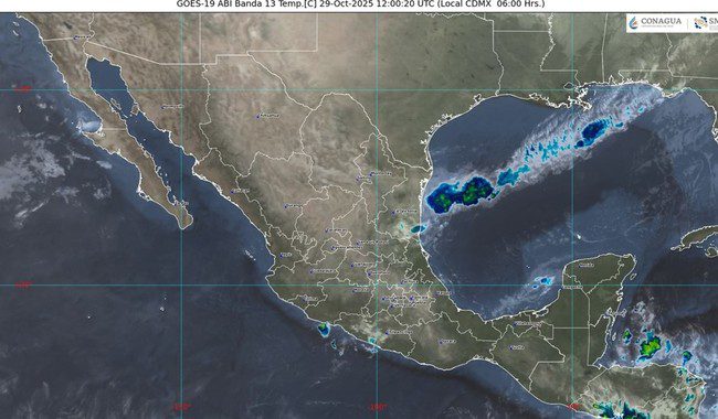 Puebla bajo alerta: lluvias muy fuertes y viento intenso este miércoles 29 de octubre