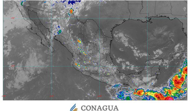 Se prevén lluvias de fuertes a muy fuertes en 12 estados de México
