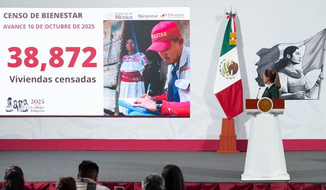Gobierno de México: las y los servidores de la nación han censado 38 mil 872 viviendas afectadas por las lluvias
