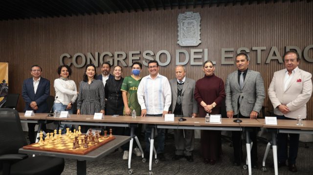 Fomenta Congreso del Estado la práctica del ajedrez en la niñez y las juventudes poblanas