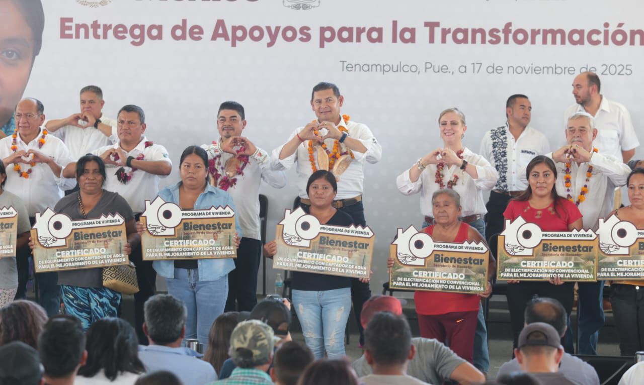 Insumos y tecnología para el campo impulsan soberanía alimentaria en Tenampulco: Armenta