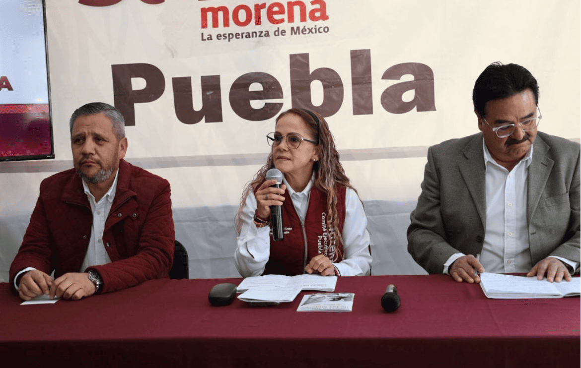 MORENA Puebla cierra filas con Andrés Villegas y rechaza “campaña negra”
