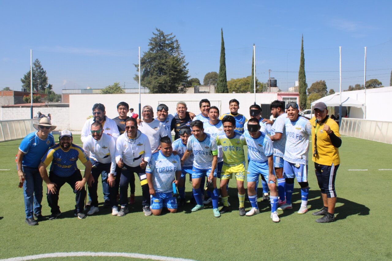 Topos FC, líder del Grupo Sur en la Liga de Fútbol para Ciegos