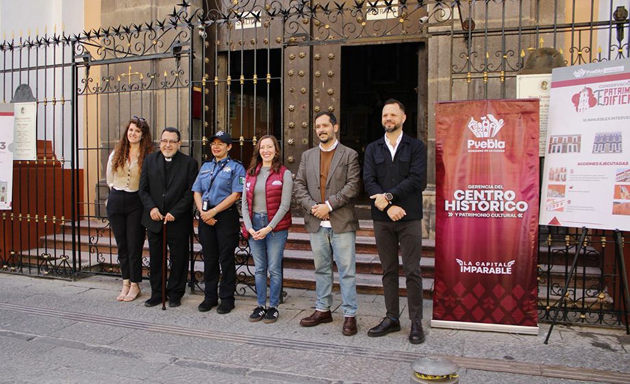 Gobierno de la Ciudad brinda mantenimiento integral a templos e inmuebles del Centro Histórico