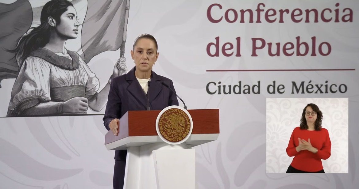 Sheinbaum impulsa reforma para tipificar el acoso como delito penal tras ser víctima en el Centro Histórico