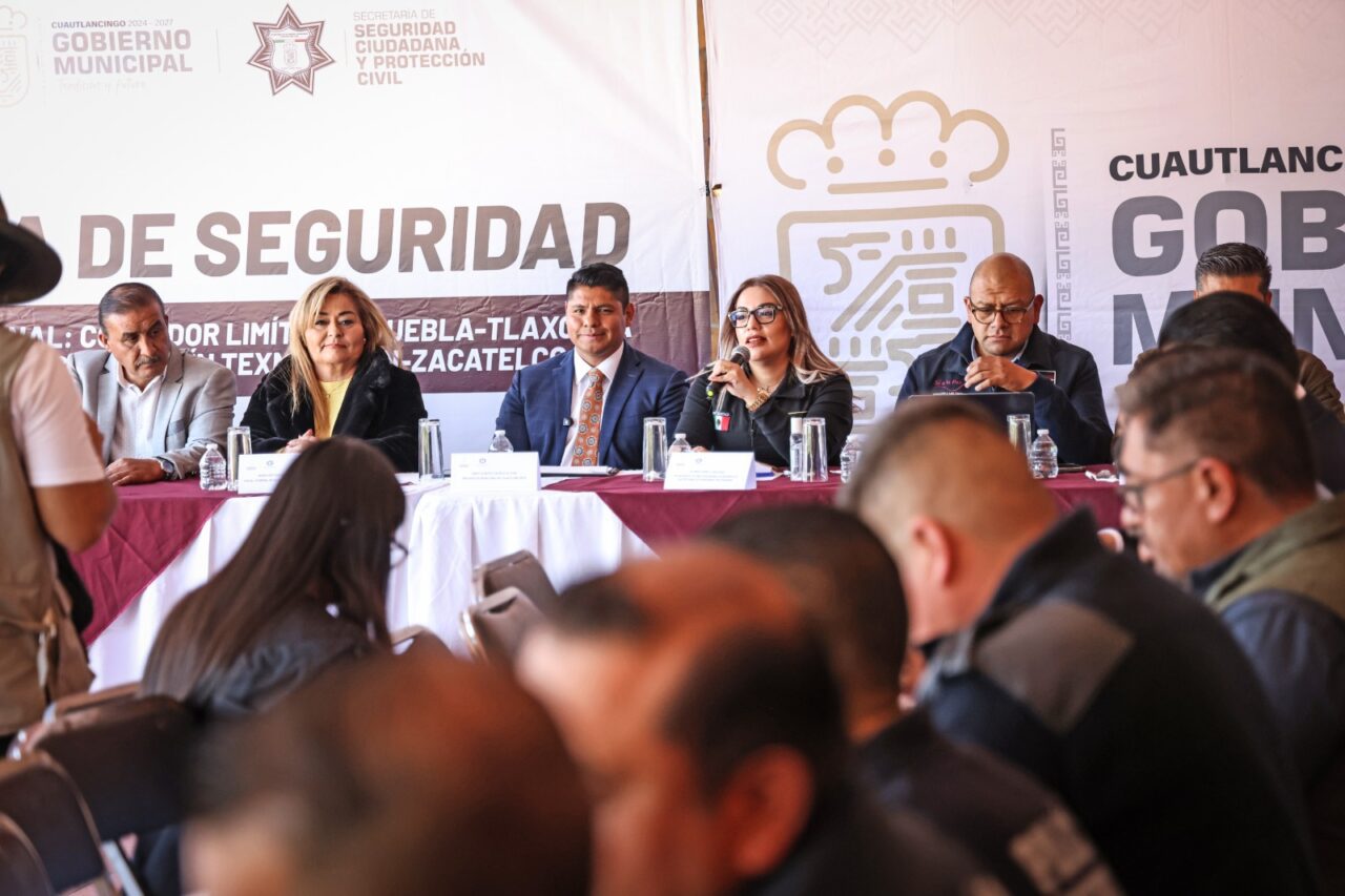 Gobierno de Cuautlancingo refuerza estrategias en materia de seguridad
