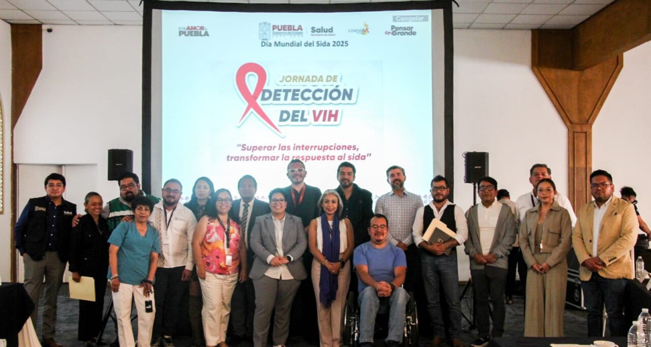 Avanza coordinación interinstitucional para combatir el VIH/Sida en Puebla