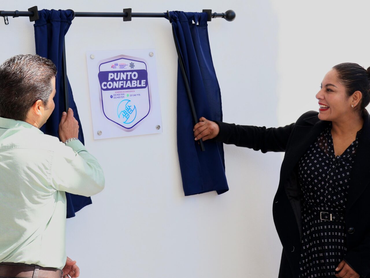 Impulsa Lupita Cuautle red de comercios seguros con distintivo “Punto Confiable»