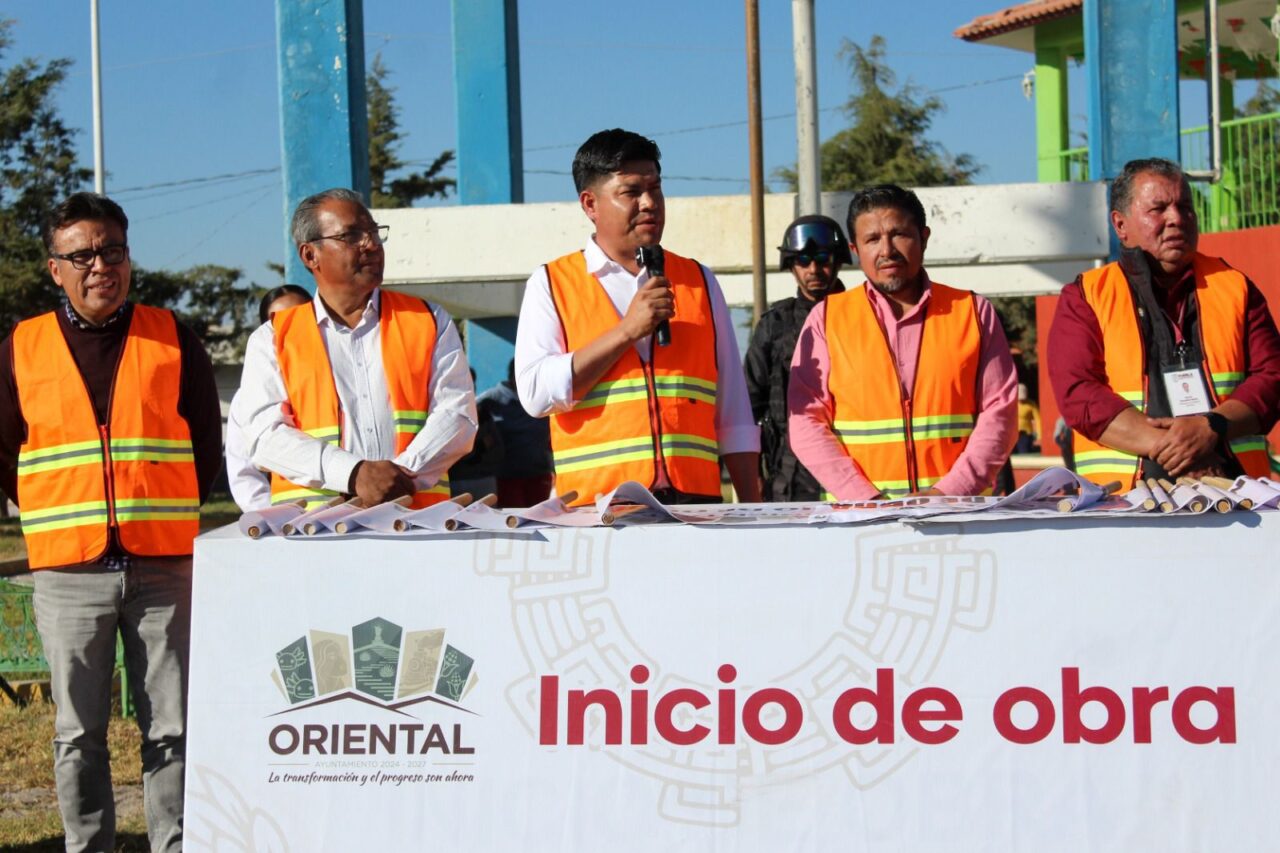 Realiza CEASPUE banderazo de obra de agua potable en Oriental