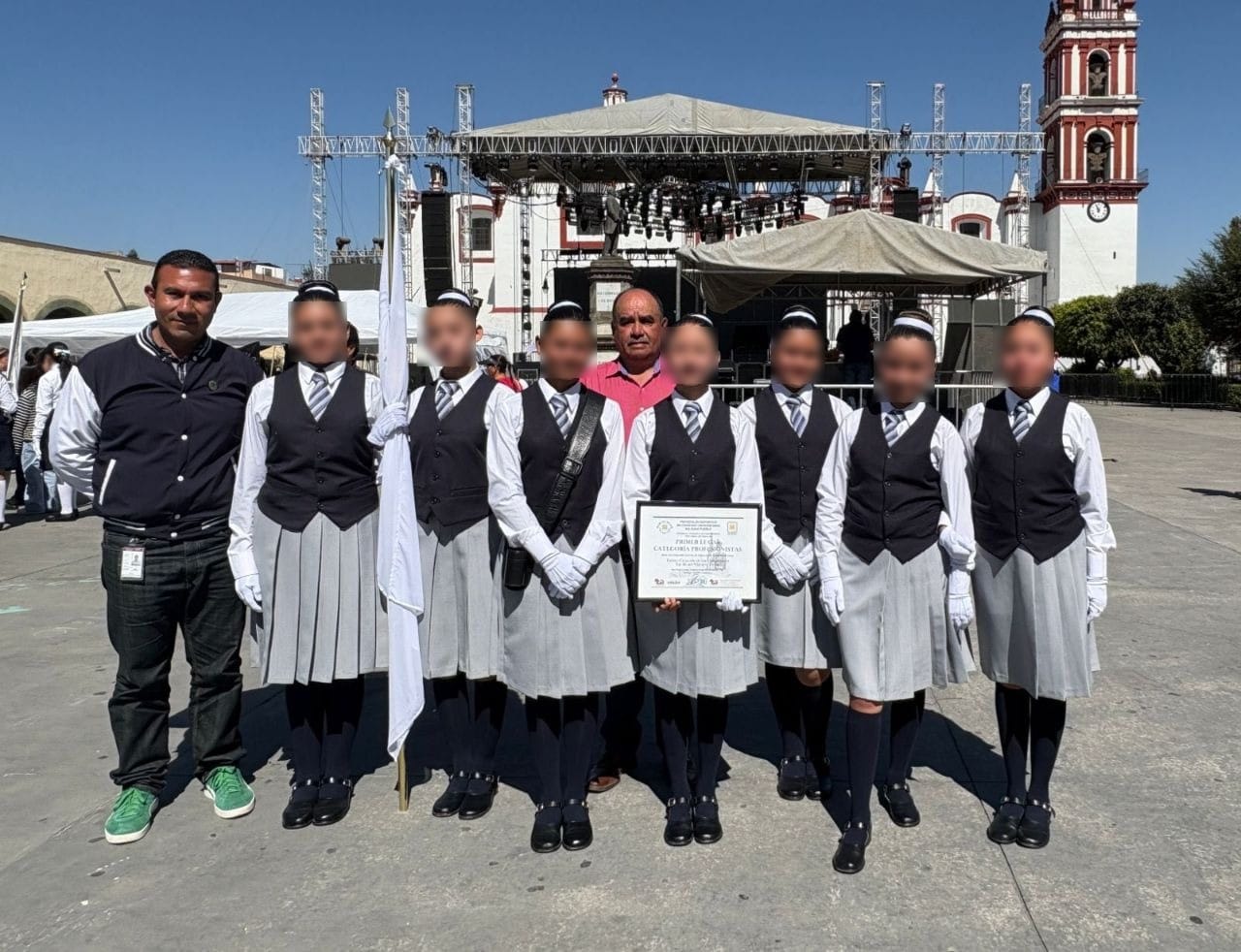 Logra premio estatal la escolta de COBAEP”