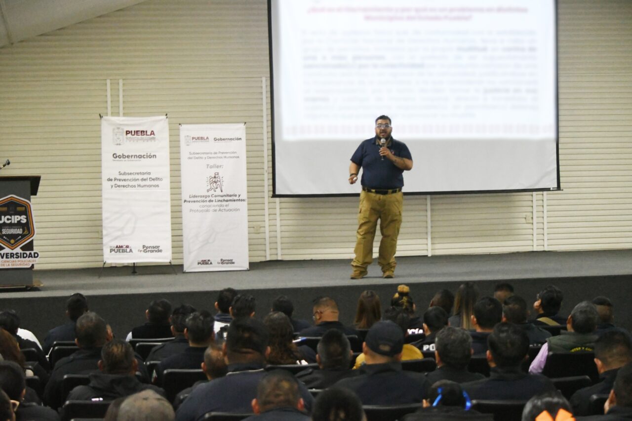 Fortalece UCIPS prevención de linchamientos con curso de liderazgo comunitario