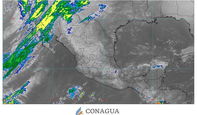 Se prevén lluvias fuertes, vientos muy fuertes y caída de nieve o aguanieve en regiones de México
