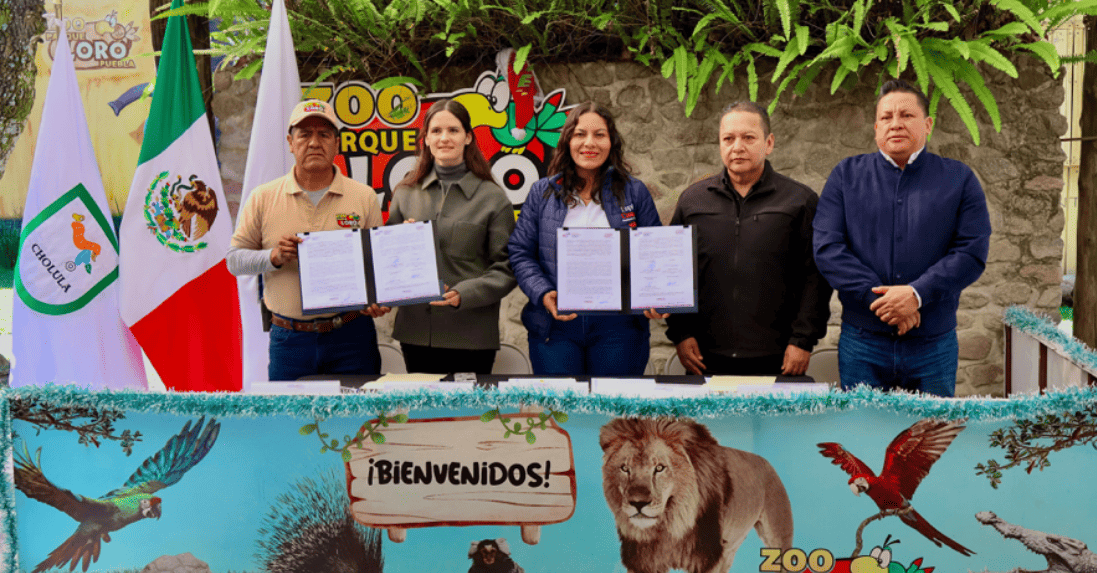 Fortalece San Andrés Cholula atención de emergencias mediante convenio con Parque Loro Puebla