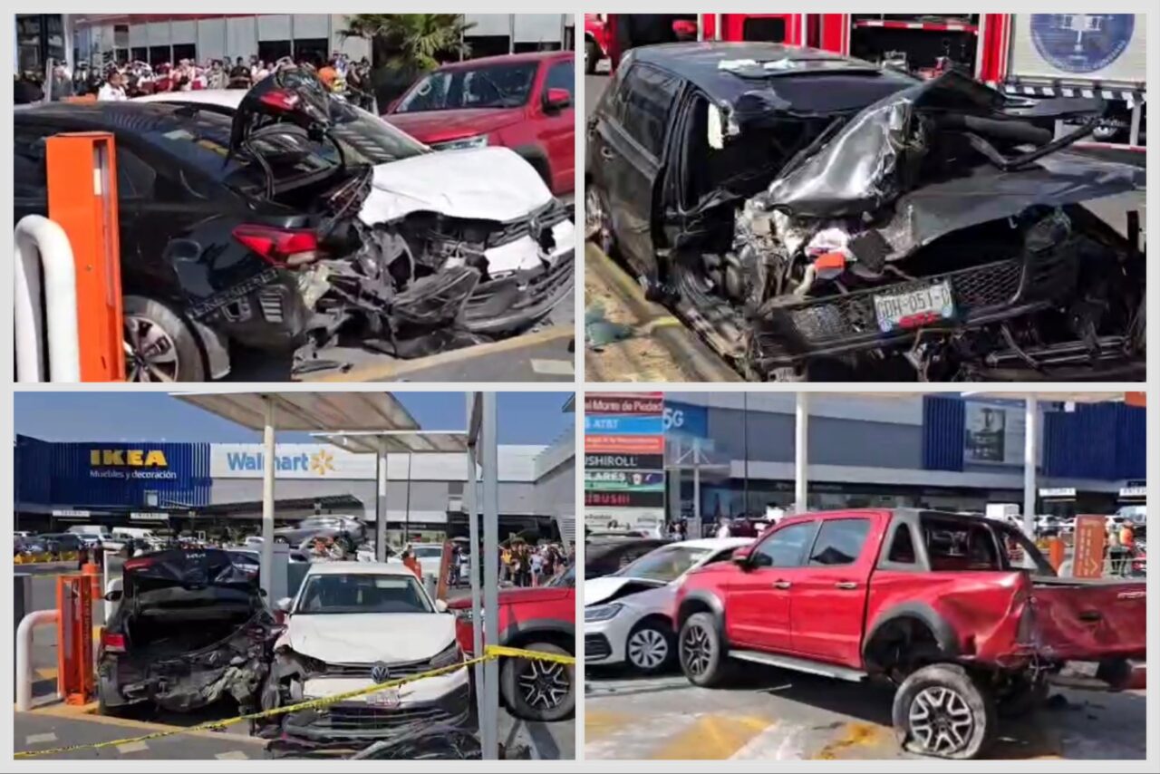 Carambola en Vía Atlixcáyotl, frente a Vía San Ángel: saldo preliminar, un muerto y varios heridos