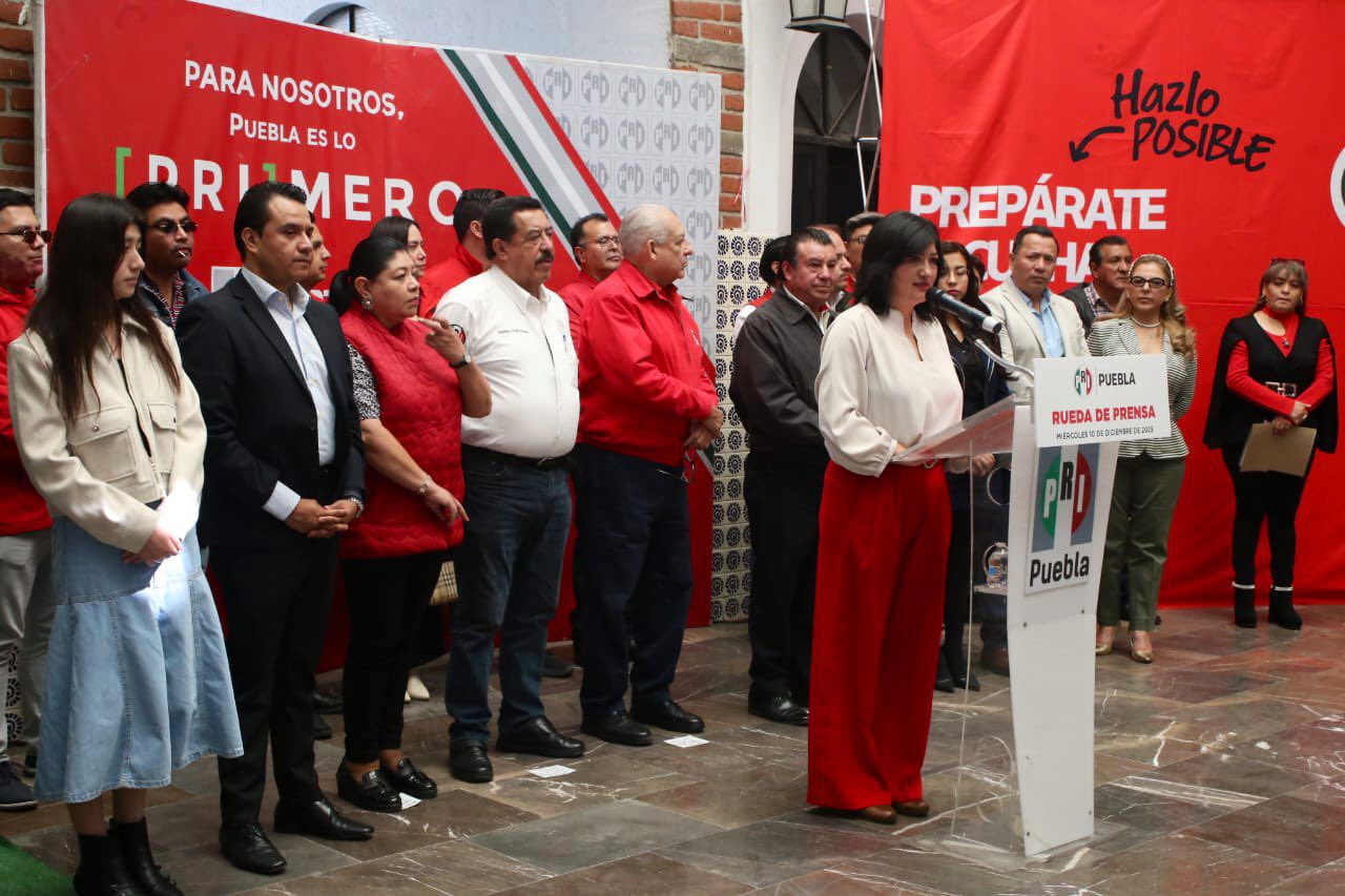 PRI Puebla acusa a Morena de hundir al estado en inseguridad, abandono social y deterioro económico