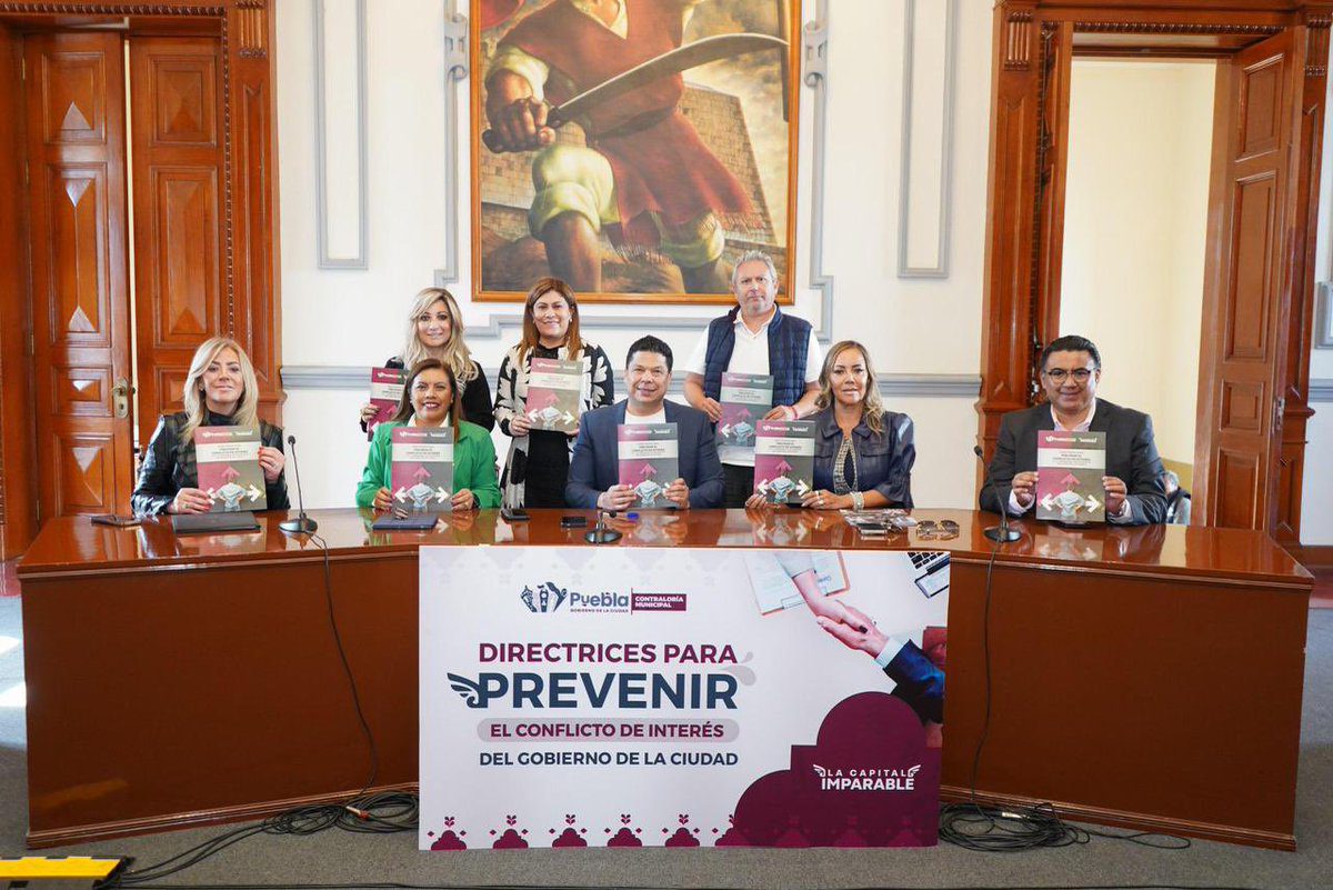 Presenta Gobierno de la Ciudad directrices para Prevenir el Conflicto de Interés en el Ayuntamiento de Puebla