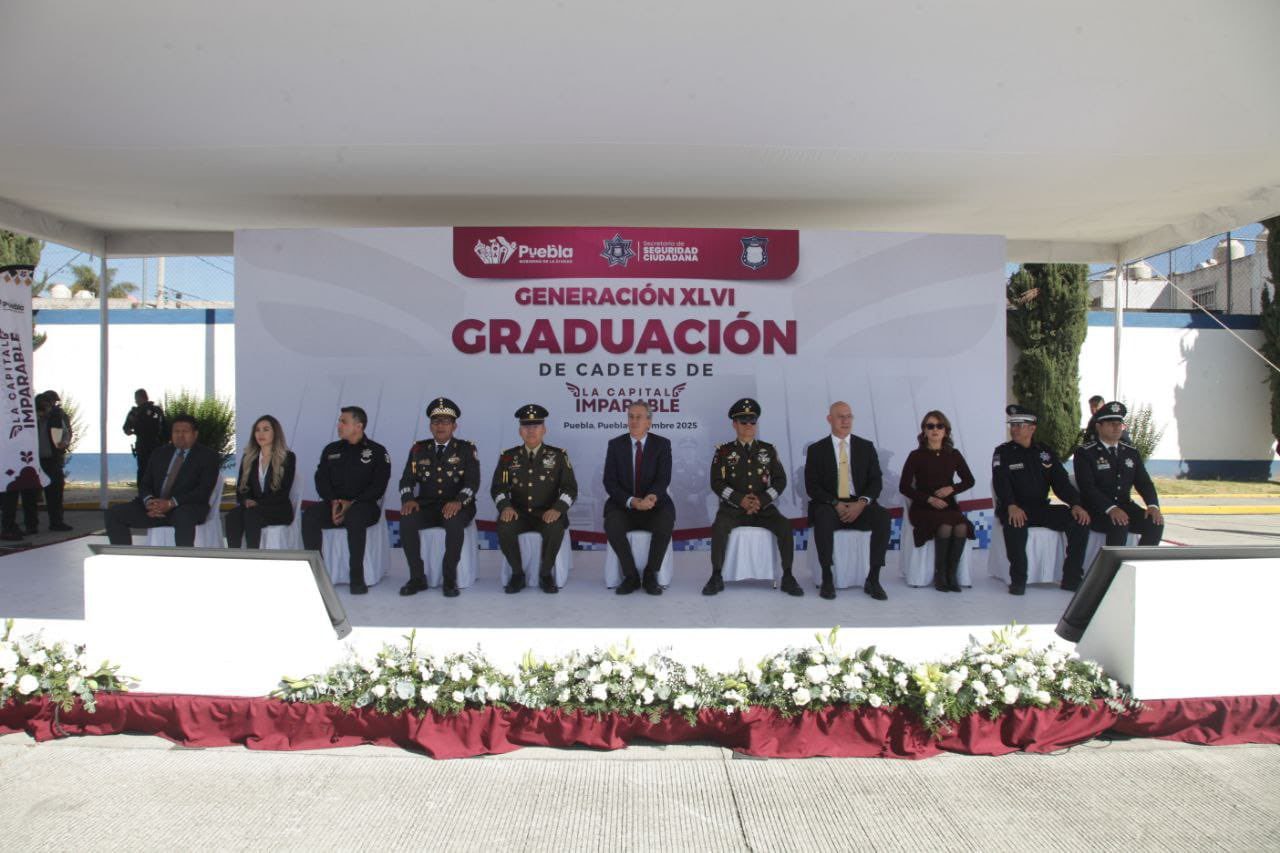 Encabeza Pepe Chedraui graduación de cadetes de la Academia de Formación y Profesionalización Policial de la SSC