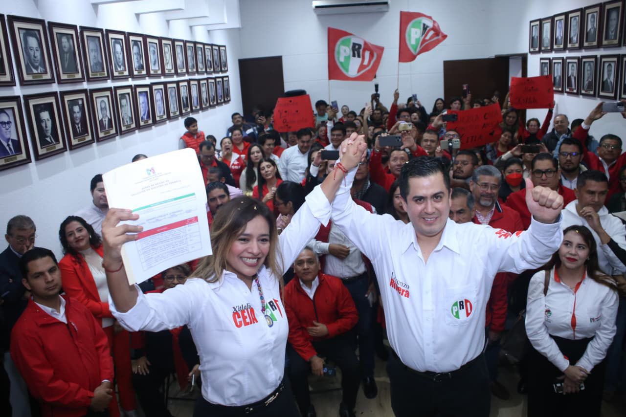 Xitlalic Ceja y Lorenzo Rivera asumen la dirigencia estatal del PRI en Puebla