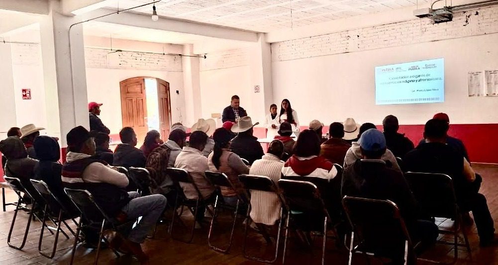 Gobierno de Puebla fortalece liderazgo y organización en comunidades indígenas
