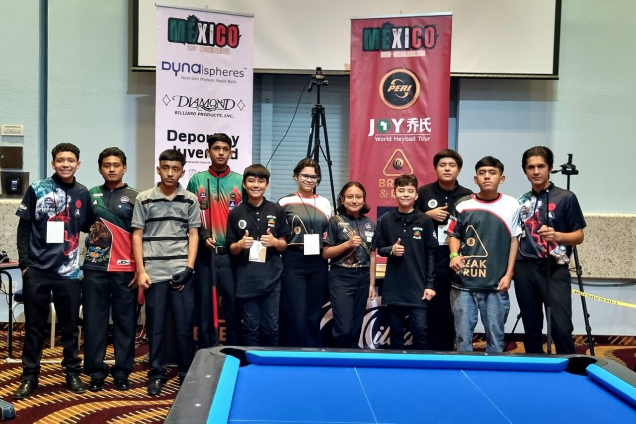 Juvenil poblano sube al podio en Mundial de Pool Bola 9
