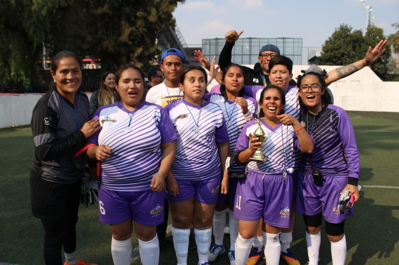 Topos Femenil obtiene subcampeonato nacional de futbol para ciegas