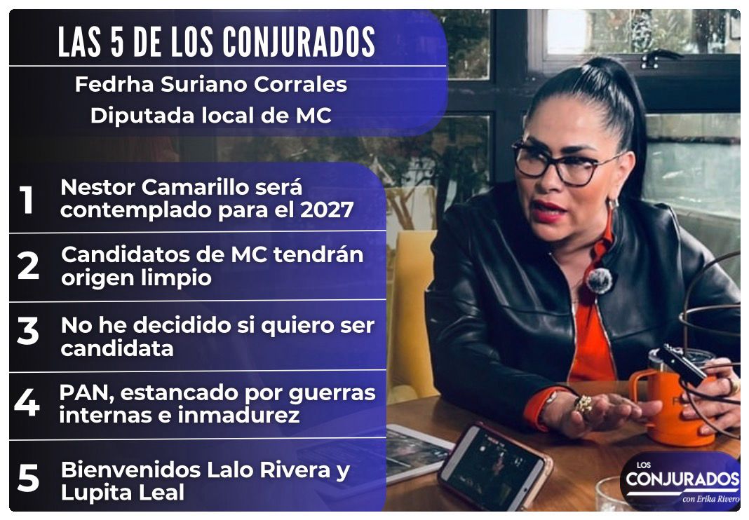 Las 5 de Los Conjurados con Fedrha Suriano