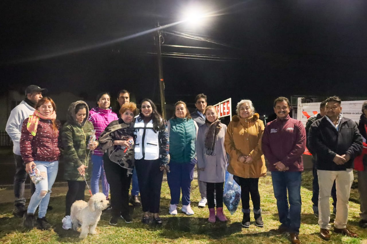 Más de 8 kilómetros iluminados: Tonantzin Fernández moderniza Paso de Cortés