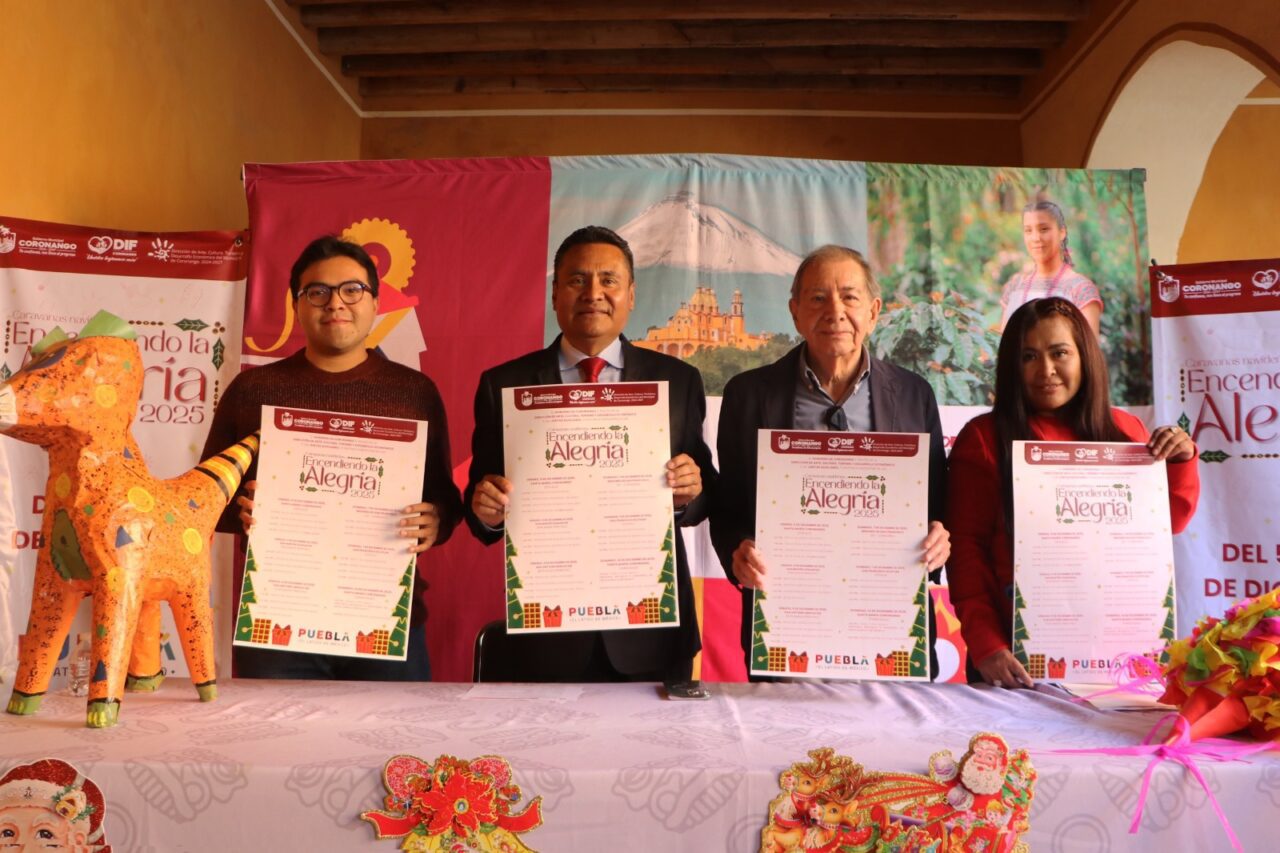 Coronango iluminará su espíritu navideño con el festival “Encendiendo la Alegría 2025”