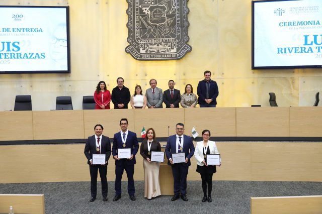 Entrega Congreso del Estado la Presea de Ciencia y Tecnología “Luis Rivera Terrazas”