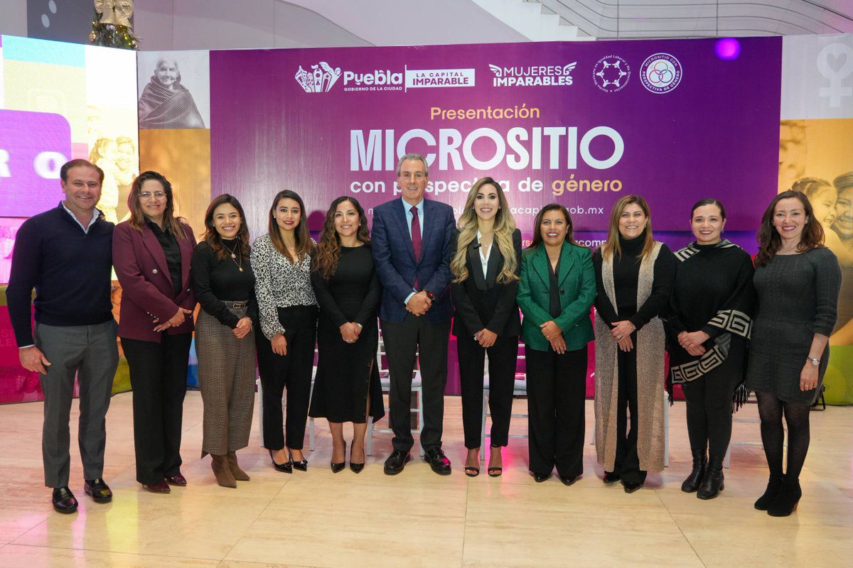 Presenta Pepe Chedraui micrositio para fortalecer la Perspectiva de Género en Puebla