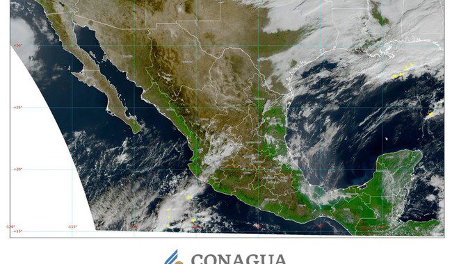 Se prevén lluvias fuertes en regiones de 11 estados de México