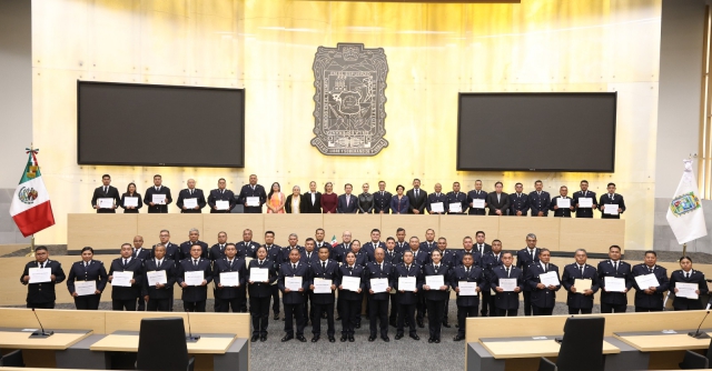 Reconocen en Congreso trayectoria de la Banda Sinfónica de la Secretaría de Seguridad Pública