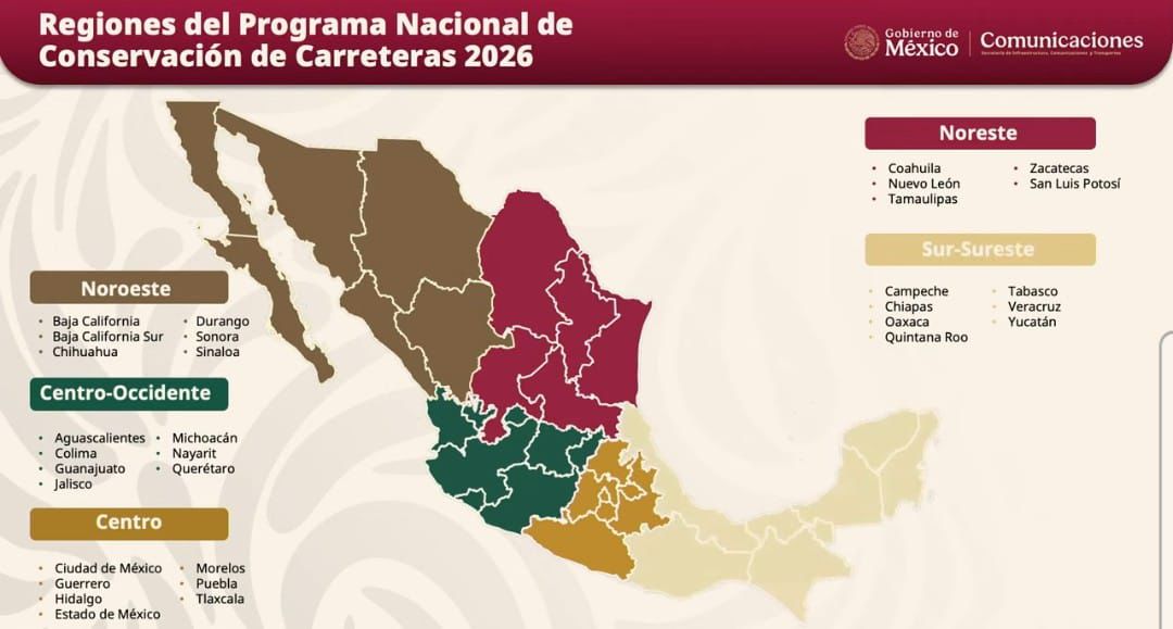 Gobierno federal mejora conectividad nacional; Puebla participa en programa de conservación de carreteras
