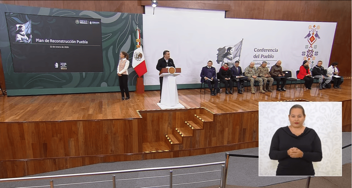 Sheinbaum anuncia plan de reconstrucción e infraestructura para Puebla tras daños por lluvias