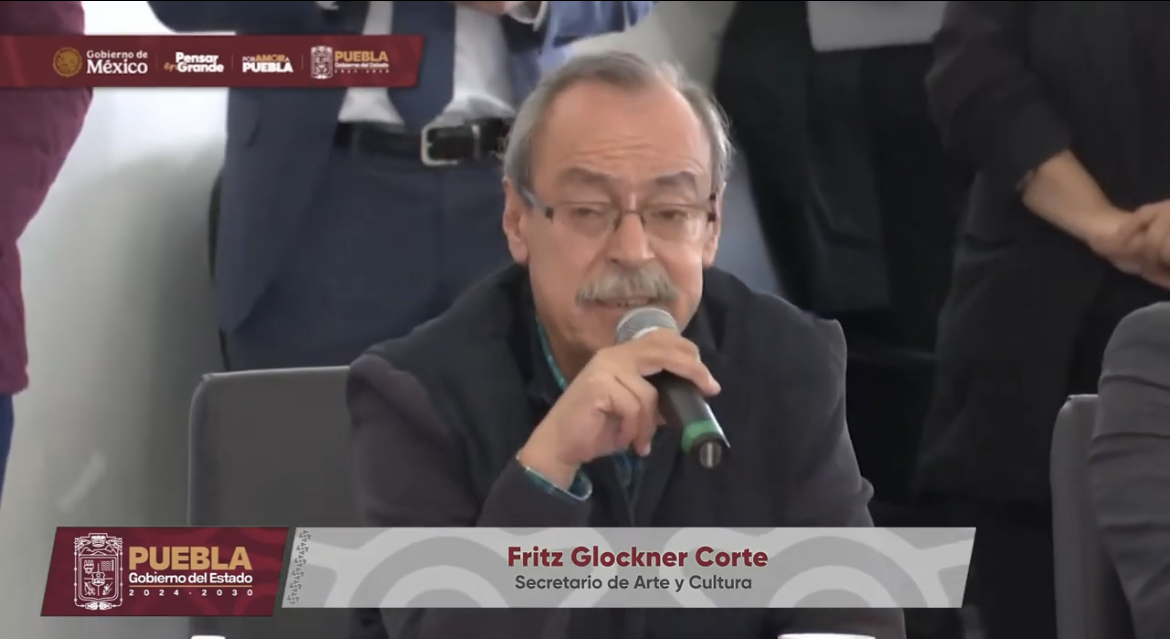 Fritz Glockner es el nuevo Secretario de Cultura en Puebla