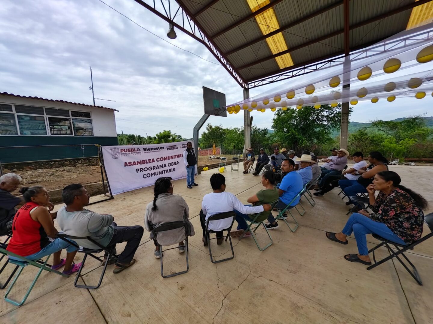 Obra Comunitaria impulsa rehabilitación de escuelas y fortalece la educación en Puebla