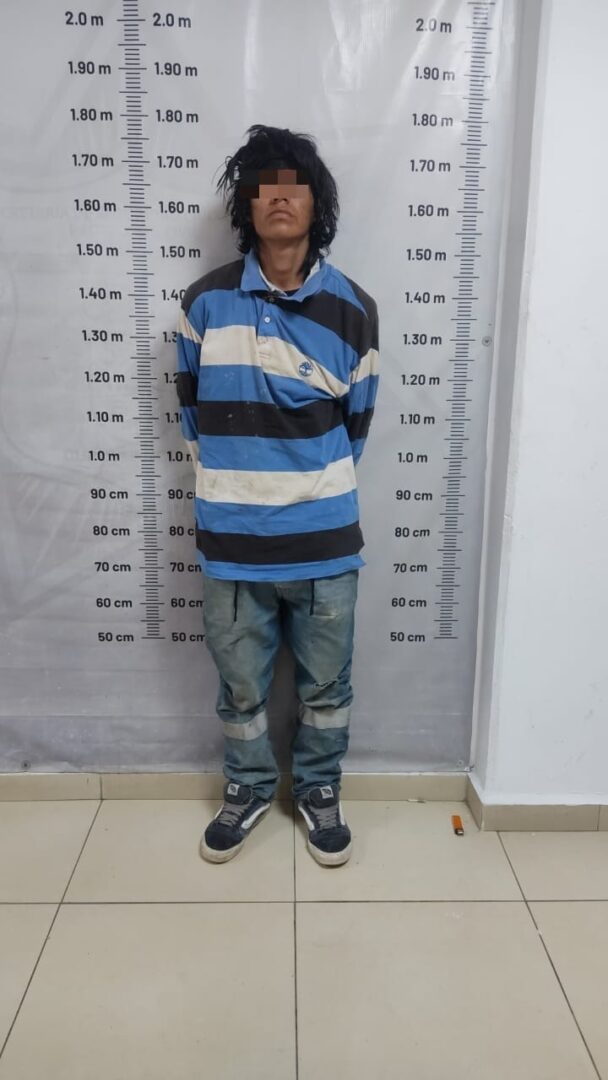 SSCyPC de Cuautlancingo detiene a presunto ladrón en Sanctorum