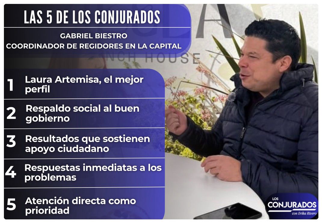 Las 5 de Los Conjurados, con Gabriel Biestro Medinilla