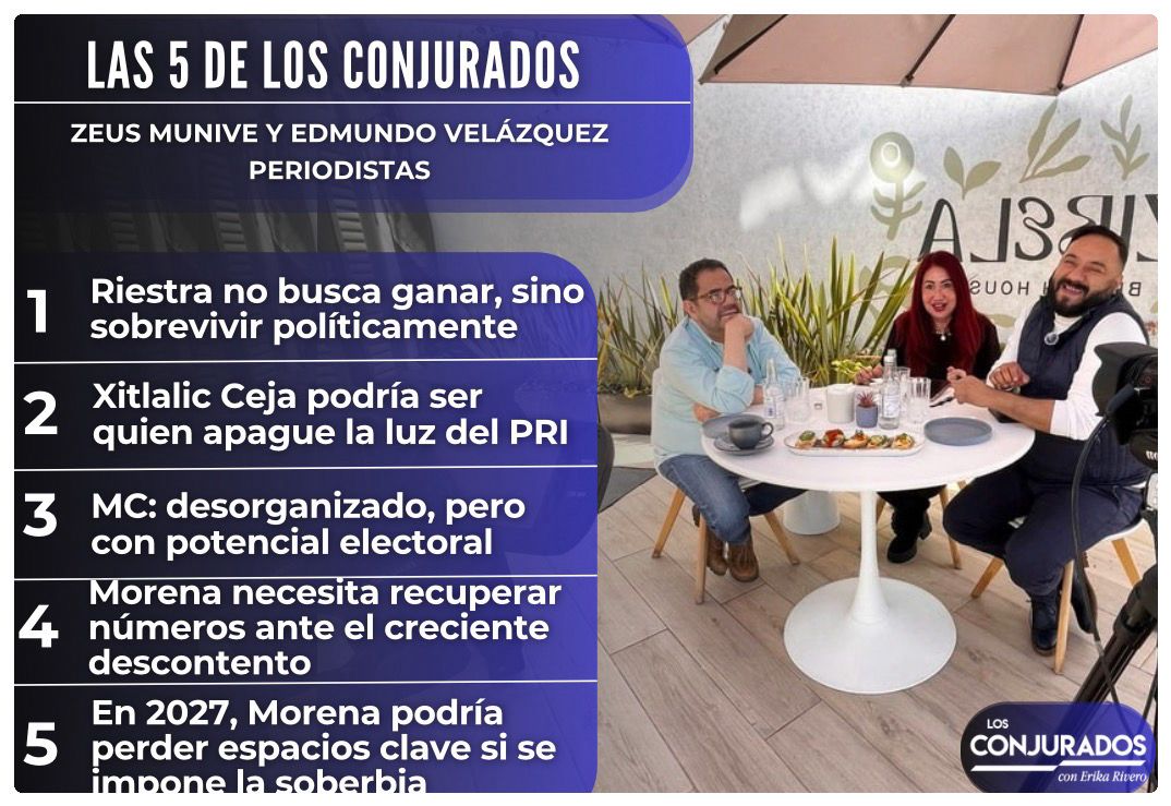 Las 5 de Los Conjurados, con Zeus Munive y Edmundo Velázquez