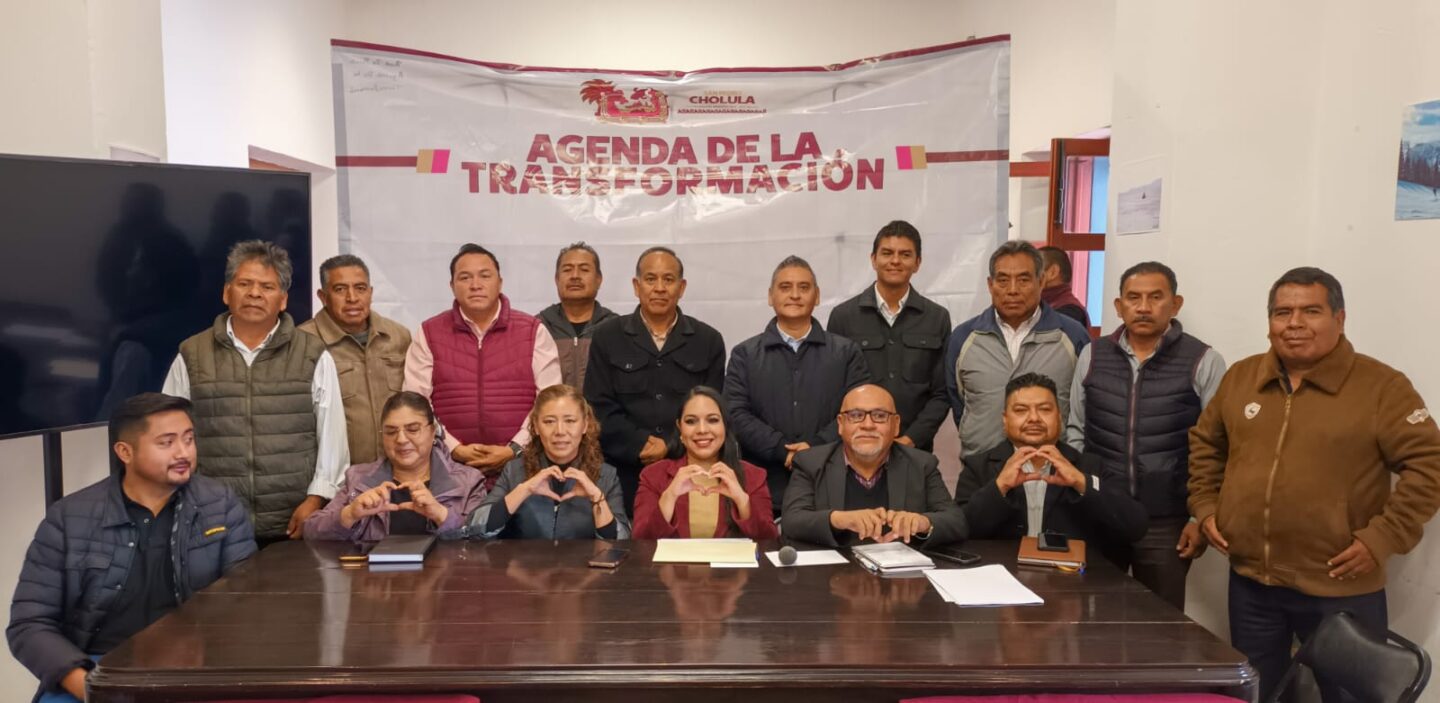 Tonantzin Fernández fortalece obra pública y gobernabilidad en San Pedro Cholula