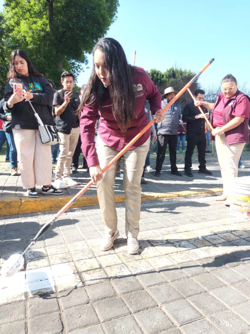 Tonantzin Fernández pone en marcha el programa “Embelleciendo a Cholula”