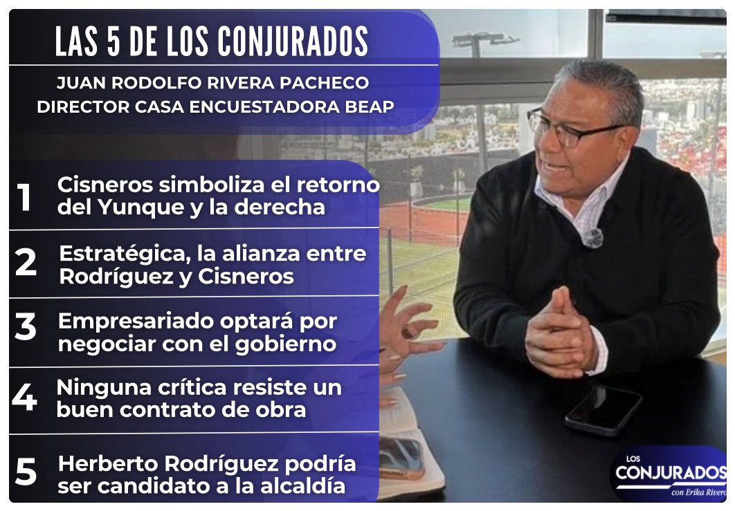 Las 5 de Los Conjurados con Rodolfo Rivera