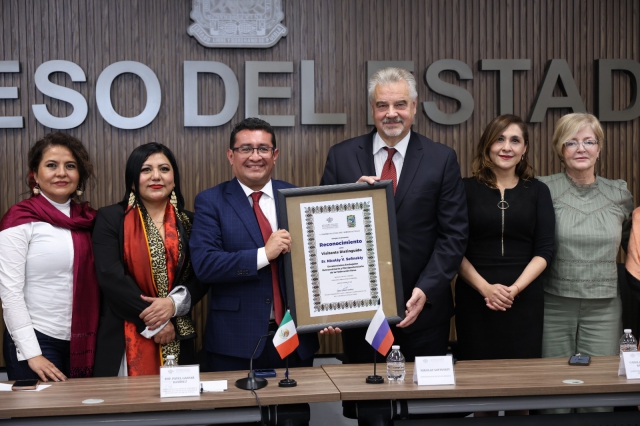 Conmemora Congreso del Estado 135 años de relaciones diplomáticas entre México y Rusia