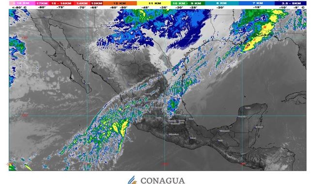 En las próximas horas se pronostica evento de “Norte” con rachas de 60 a 80 kilómetros por hora en Tamaulipas y Veracruz