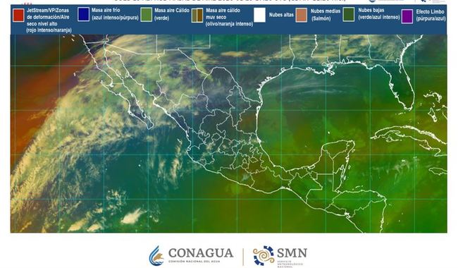Mañana, un nuevo frente frío y su masa de aire polar ingresarán por la frontera norte del país